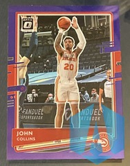 2020-21 Panini Donruss Optic John Collins #139 Purple Holo Prizm